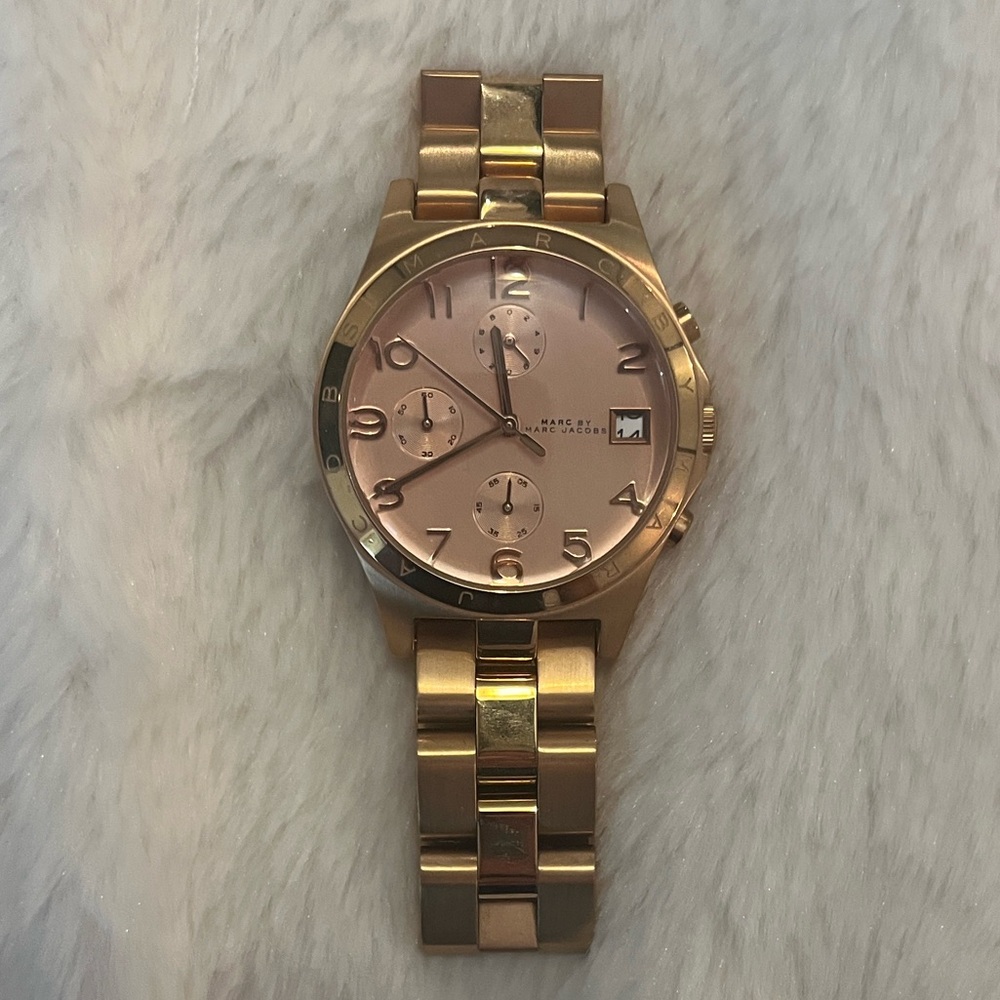 Marc Jacobs Rose Gold Tone Watch
